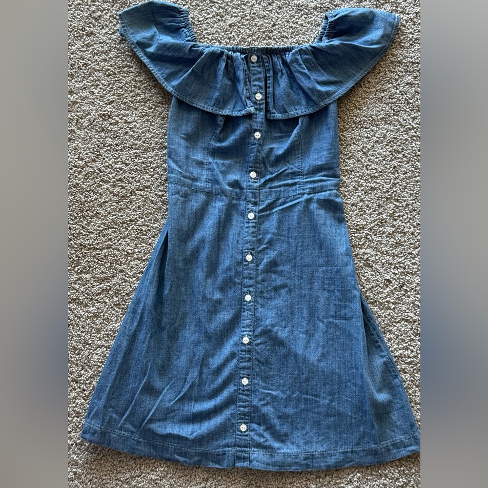 Hollister Blue Denim Dress